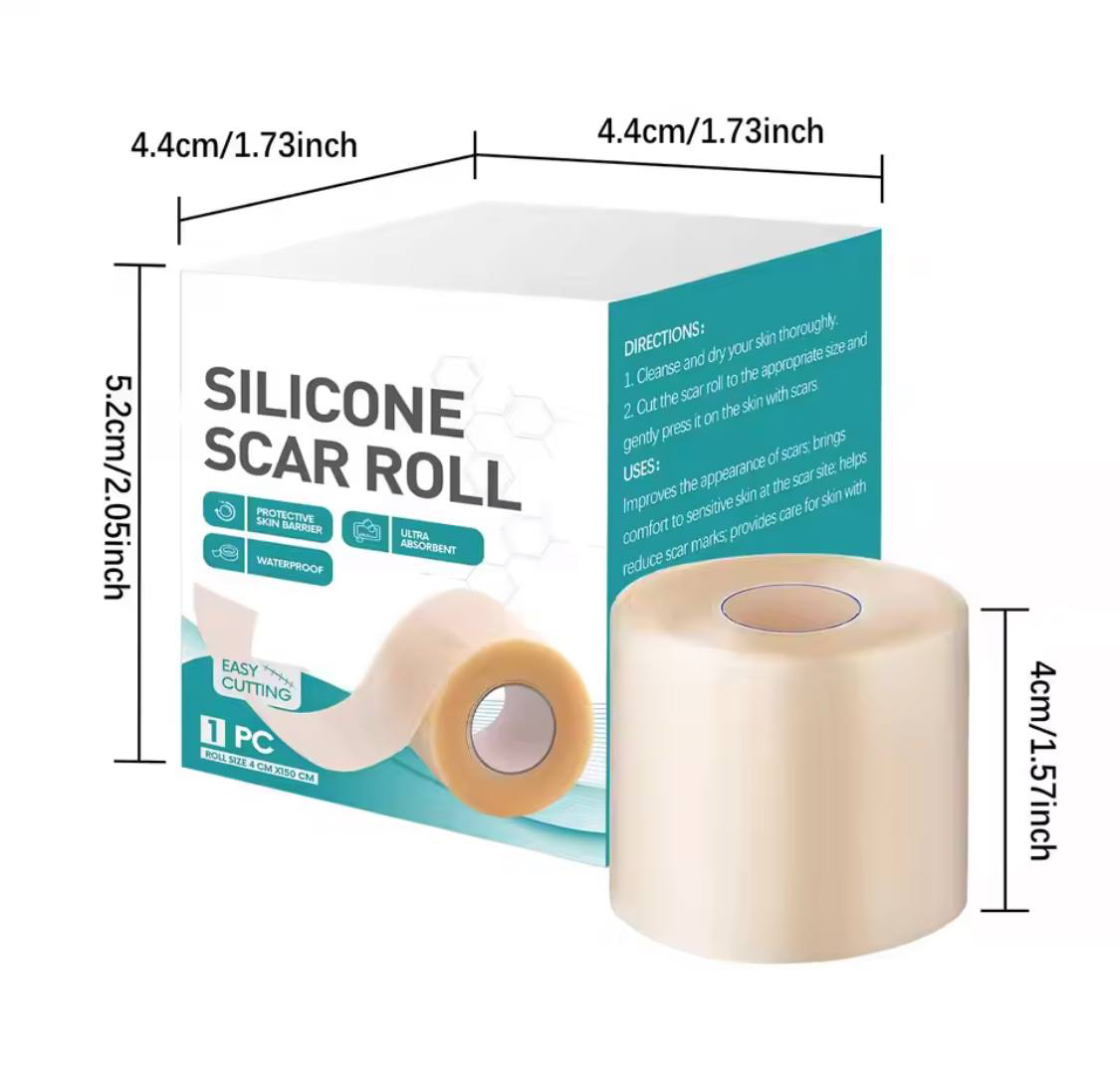 Silicone Scar Roll - Healing Hydrocolloid Technology
