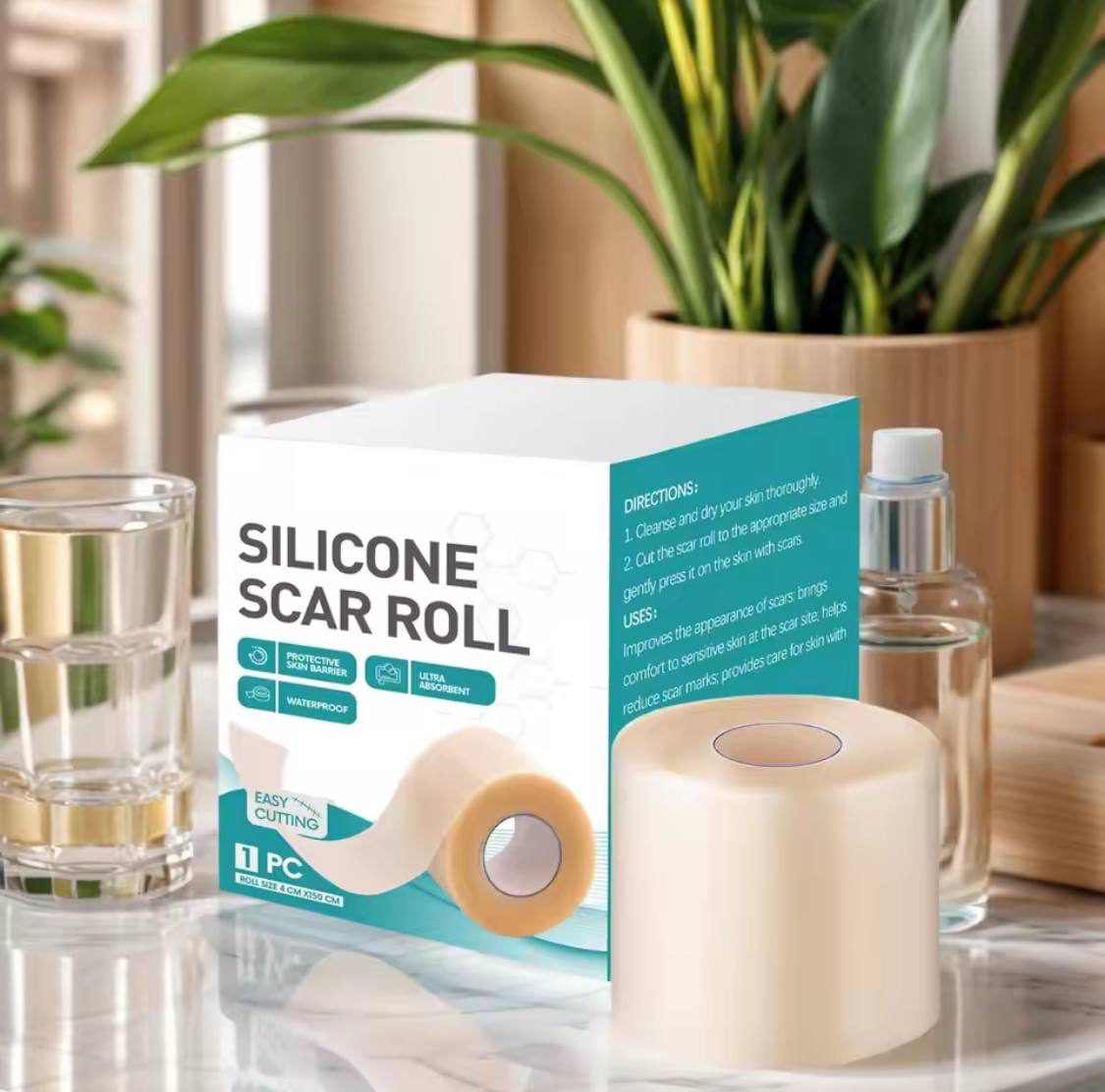 Silicone Scar Roll - Healing Hydrocolloid Technology