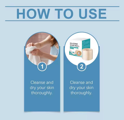Silicone Scar Roll - Healing Hydrocolloid Technology